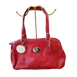 Authentic Coach Red purse